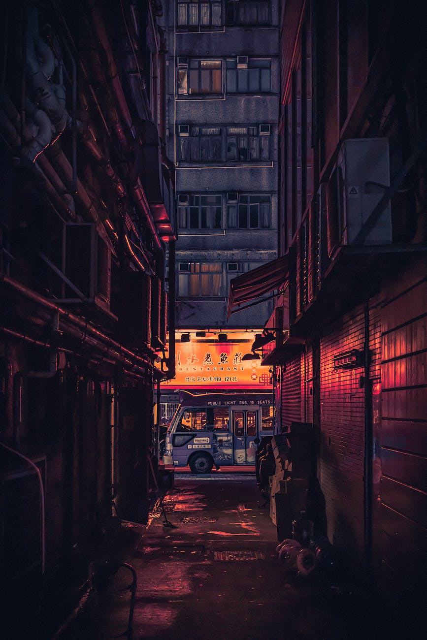 urban photo of an alley